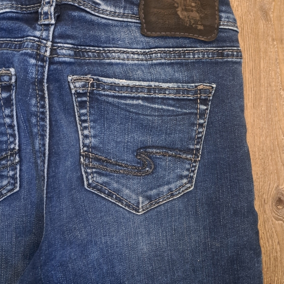 Silver Jeans Classic Blue Mid Ankle Skinny Jeans | Size W25xL27 - Picture 5 of 5